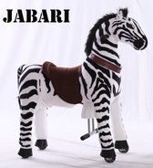 Kids-Horse Rijdend Speelgoed Zebra - Jabari TB-2001M - Zwart/Wit