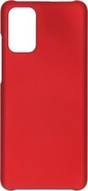 Effen Backcover Samsung Galaxy S20 Plus hoesje - Rood