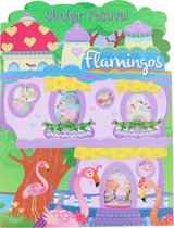 Sticker festival - Stickerboek “Flamingo Paars”