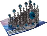 Jonotoys Prinsessenkroon Splendid Meisjes 13 Cm Blauw/zilver