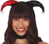 Fiestas Guirca Haarband Harlekijn Polyester Zwart/rood One-size