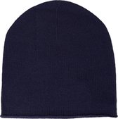 100% cashmere beanie/muts Navy