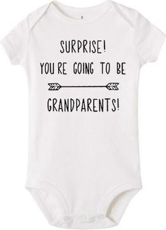 Baby romper – Surprise you are going to be grandparents