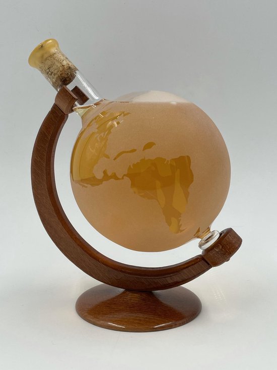 spion Optimisme ik ontbijt JMP Gifts® - Wereldbol / Globe - Fles - 0,75L - Glazen beeld - Decoratie -  Cadeau -... | bol.com