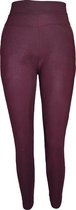 Dames legging  bourdeaux 100% polyester L/XL