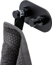 Crochet serviette de bain Geesa Nemox Noir