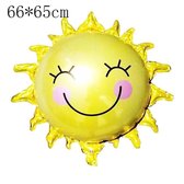 Ballon zon, zonneschijn, zonnestraal 66x65cm kindercrea