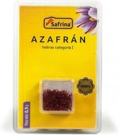 Doos 0,5 gr Saffraandraadjes HEBRAS AZAFRAN doosje MET 500  mg voor stoofschotels, paella, pasta, stoofschotels, vlees, vis, omeletten, zeevruchten. Afvallen. 100% natuurlijk. Kleu