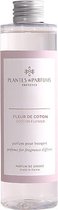 Plantes & Parfums Cotton Flower Geurolie & Navulling Geurstokjes - Poederige Geur - 200ml