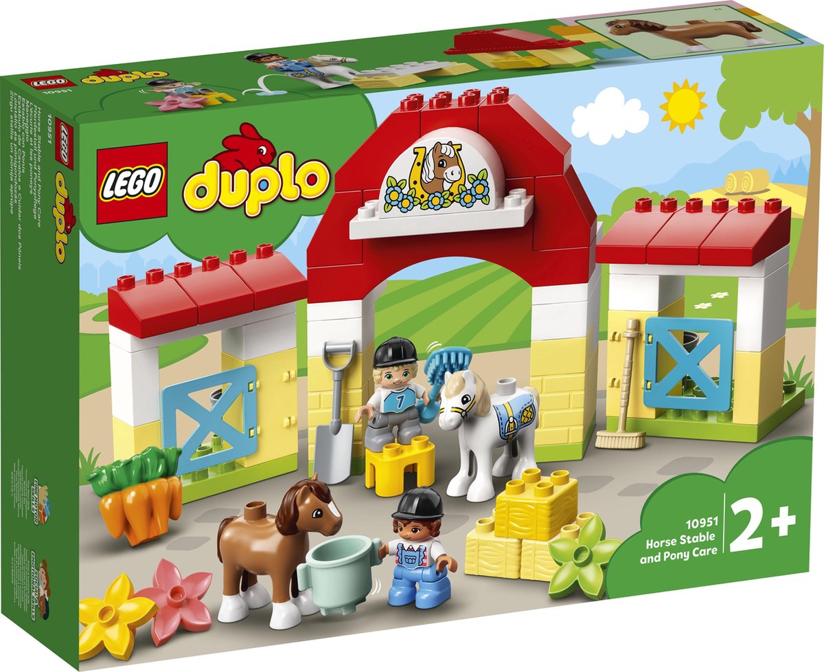 LEGO DUPLO Paardenstal en Pony's Verzorgen - 10951