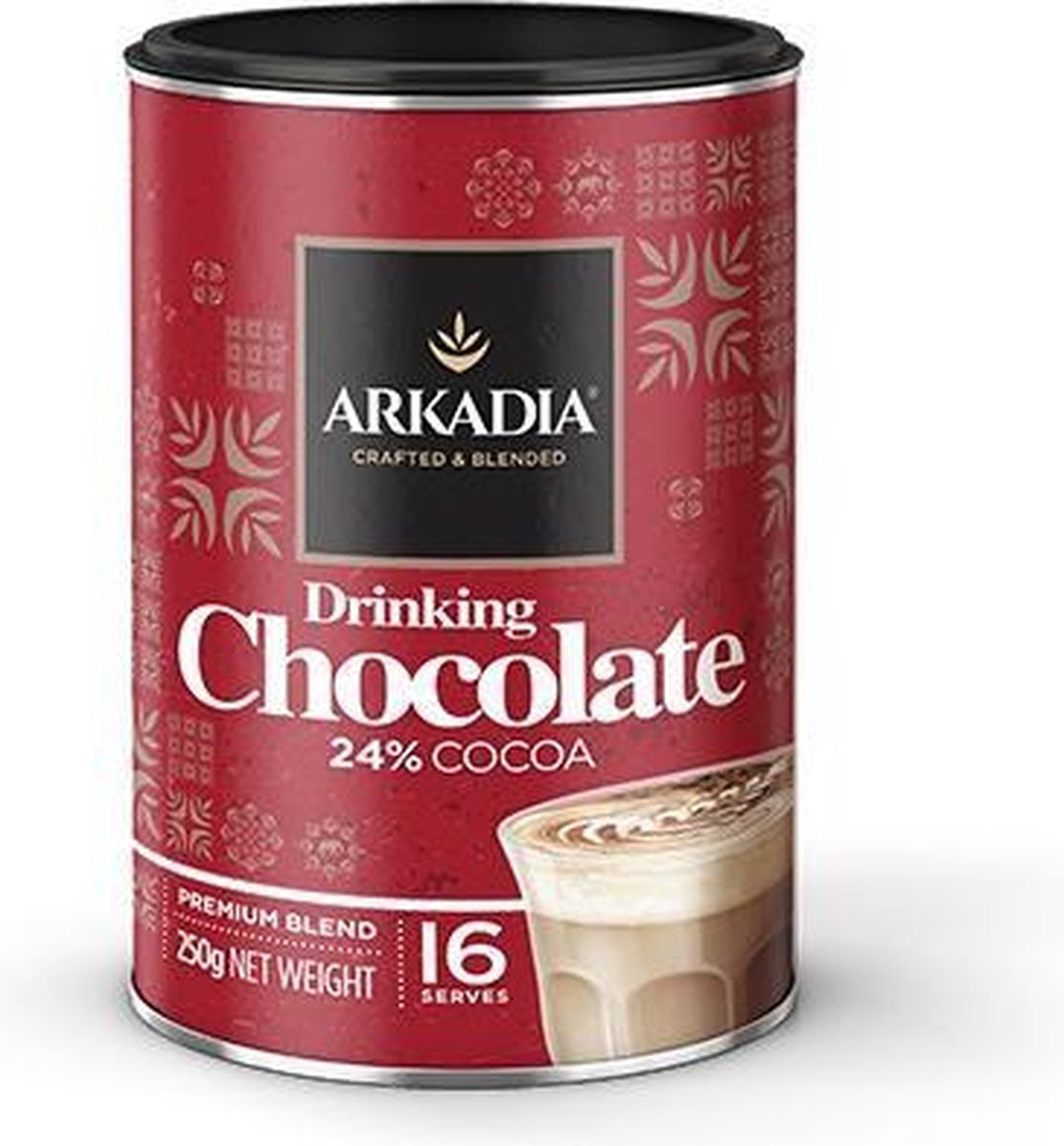 Goedkoopste Arkadia Drinking Hot Chocolate 24 Cacao Original 250gr. Powder Cafe Beverage