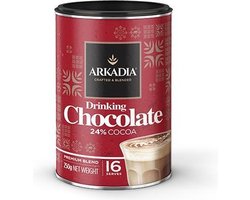 Arkadia Drinking Hot Chocolate 24% Cacao Original 250gr. Powder Cafe Beverage