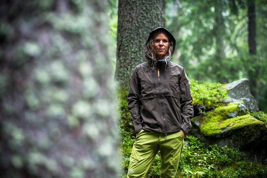 ik draag kleding bom de wind is sterk Fjällräven Keb Plus-Shell Jas Heren, groen Maat XL | bol.com
