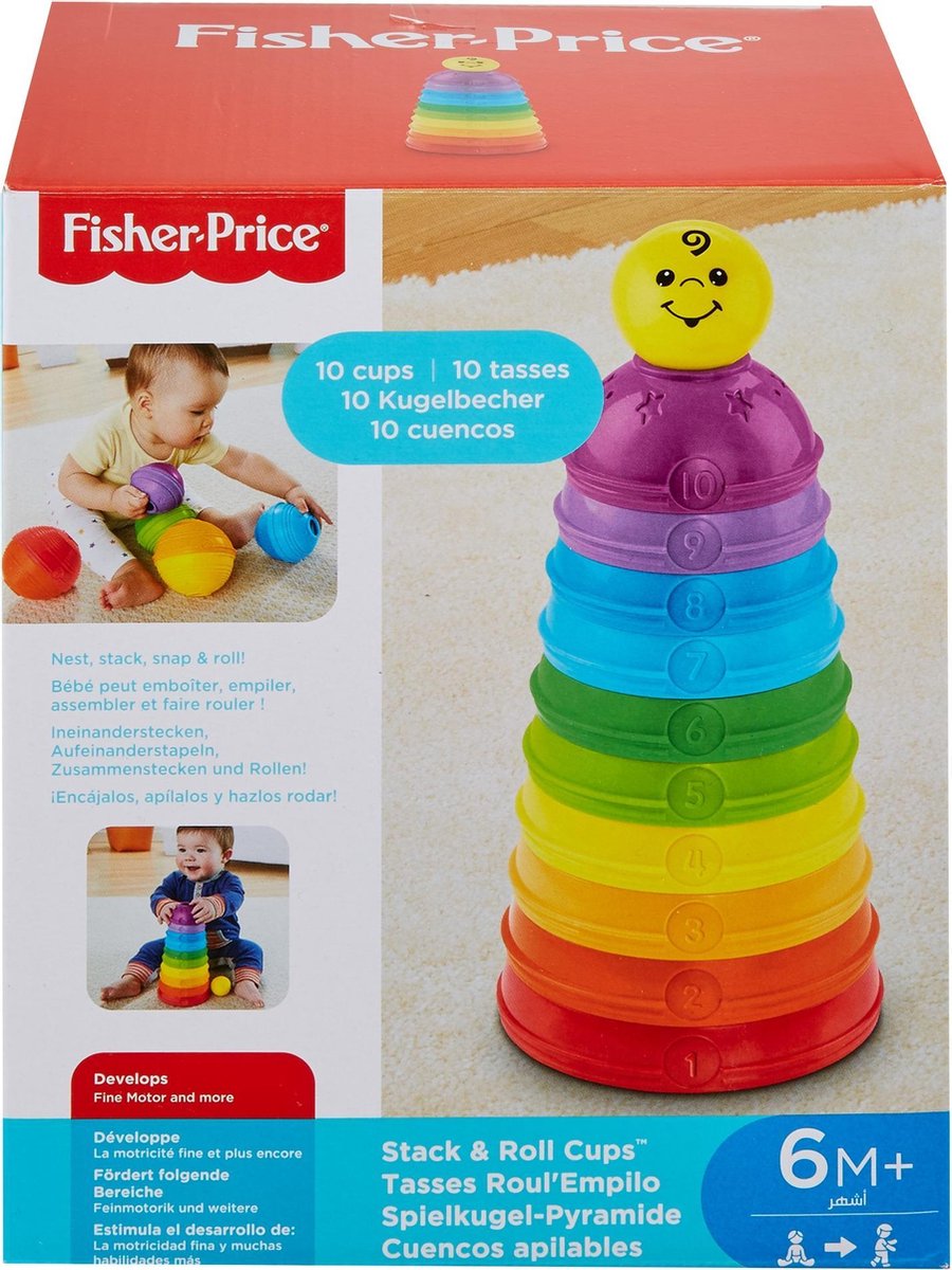 Fisher Price Stapel en Rol bekertjes — afbeelding 7