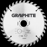 GRAPHITE Cirkelzaagblad 216 mm, 36 tands, Hout