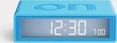 Lexon Flip+ Travel LR151 Digitale Wekker ON OFF - Licht Blauw Turquoise