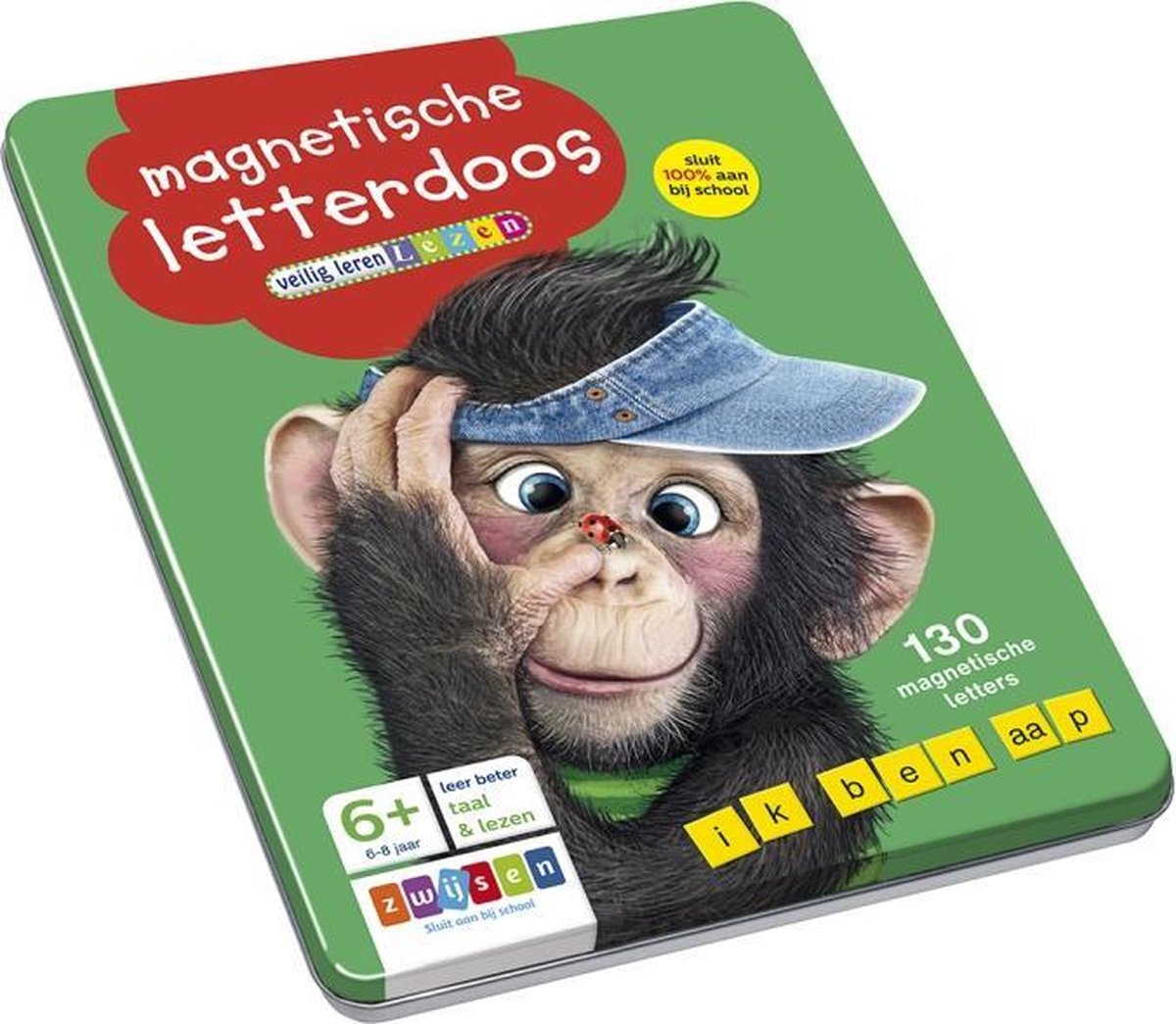 Zwijsen Veilig Leren Lezen Magnetische Letterdoos - Kunststof - Standaard editie - Jongens en meisjes - Educatief spel - Geen voedingstype
