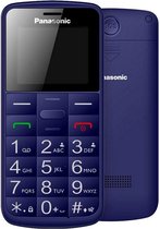 Panasonic KX-TU110, Barre, Double SIM, 4,5 cm (1.77"), 128 x 160 pixels, Bluetooth, Bleu