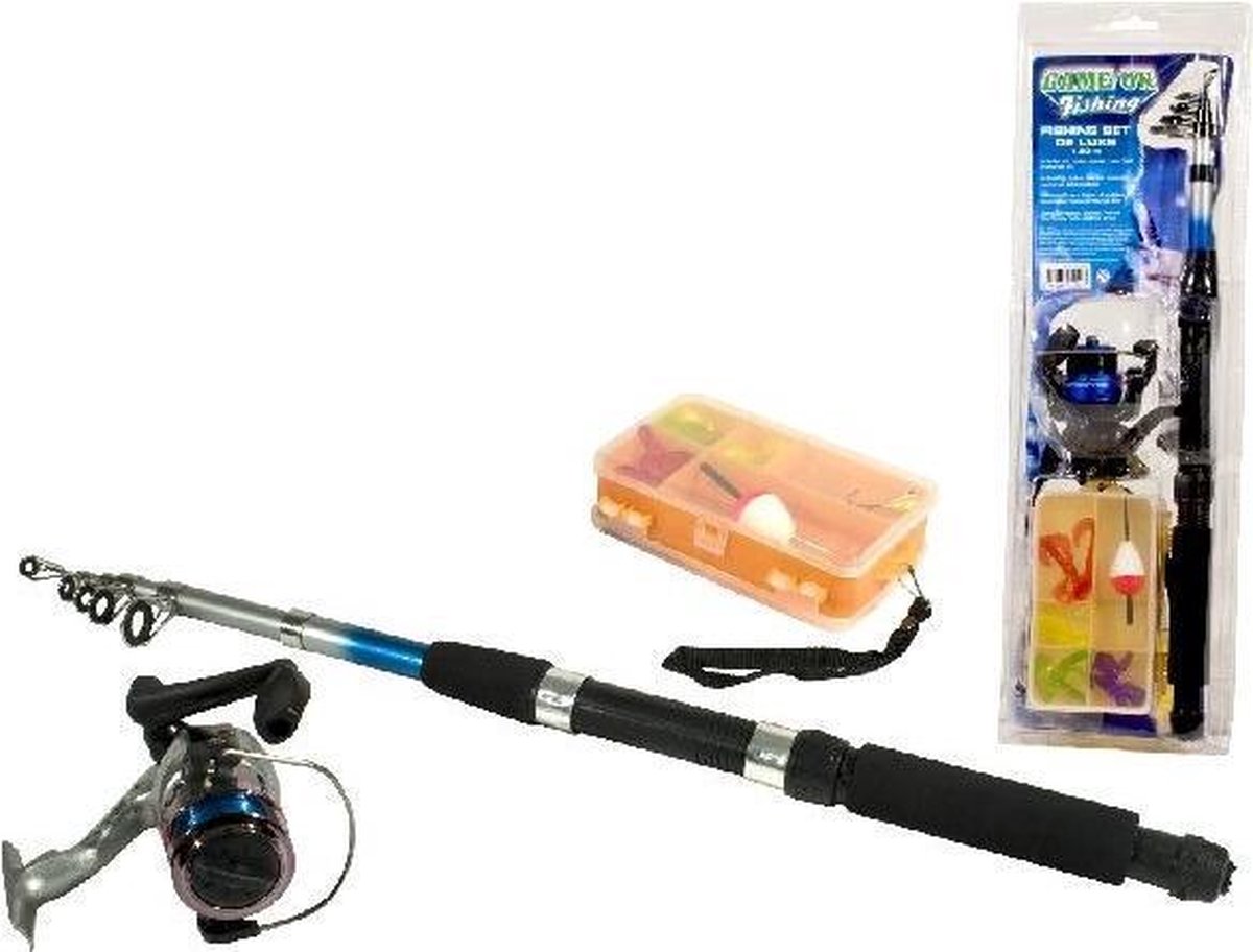 Gof Telescopische Werphengel - Hengelset - 210 cm - Inc. Accessoires