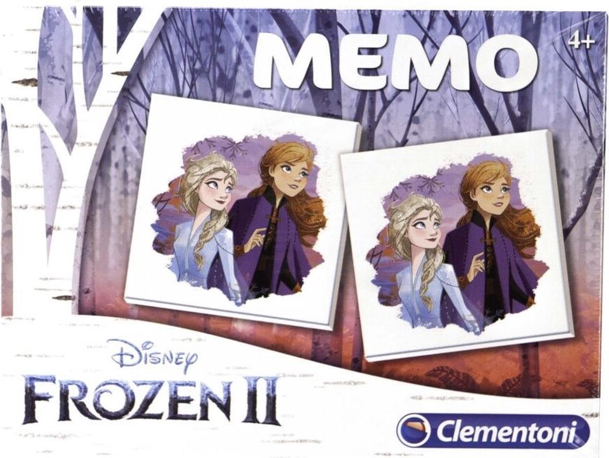Clementoni - Spel Memo Pocket - Disney Frozen 2 - Kaartspel