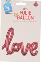 Folieballon love | Valentijn | Valentijn decoratie | Valentijn versiering | Valentijn cadeautje voor hem | Valentijn cadeautje vrouw | Valentijnsdag love you | Valentijnsdag | Valentijnsdag cadeau | Valentijn cadeautje love | Liefde | Hart