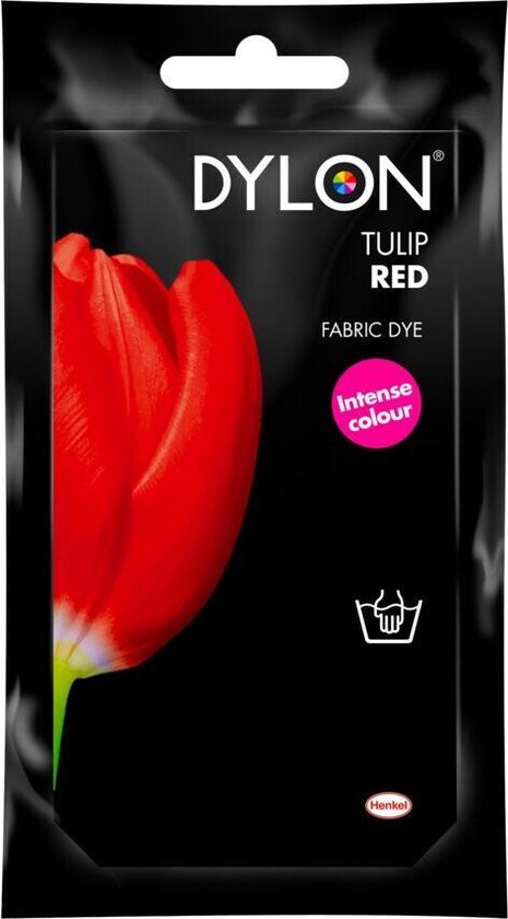 DYLON Handwas Textielverf - Tulip Red - Rood - 50 gr