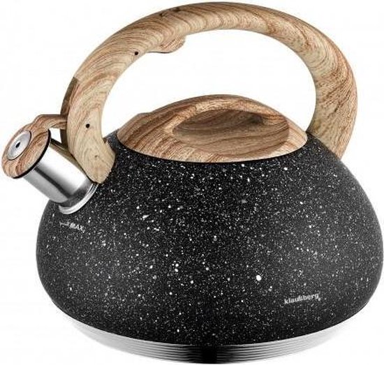 Klausberg KB-7370 fluitketel - 3L ? rvs ? alle warmtebronnen