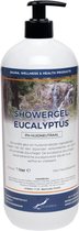Showergel Eucalyptus 1 Liter  - met gratis pomp