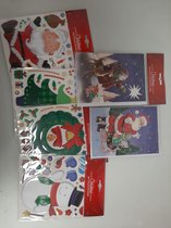 6 pakjes met kadodecoratie en adventskalenders