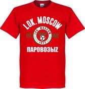 Lokomotiv Moskou Established T-Shirt - Rood - XXXL