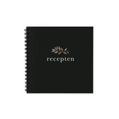 NodyLife - Receptenboek Black - Invulboek Recepten Verzamelboek zwart - Kookboek