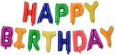 Ballon Happy Birthday regenboog , Kindercrea