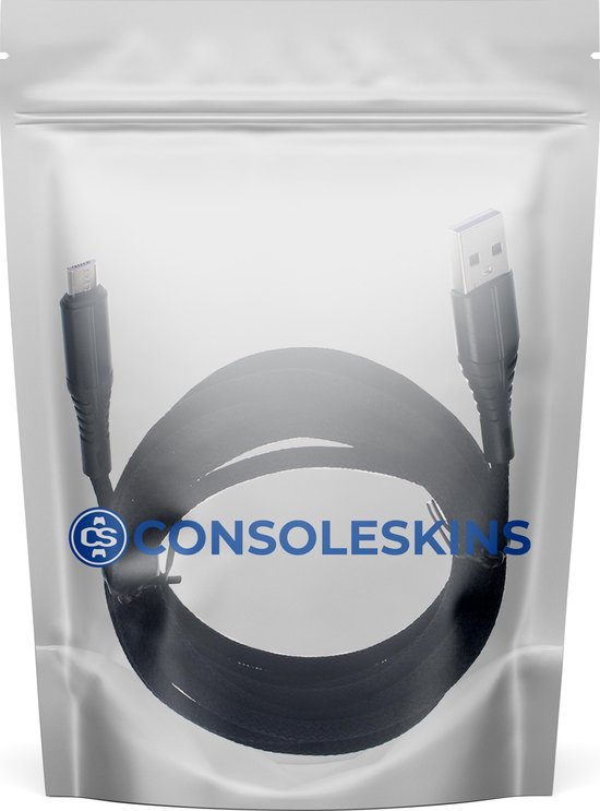 PlayStation 4 Controller Oplaadkabel - PS4 - 3A Snellader / Fast Charger - 3 Meter Zwart 3M