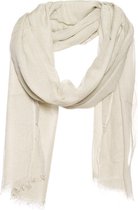 Sjaal beige - effen sjaal - 15% zijde / 85% modaal