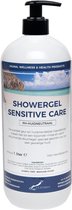 Douchegel Sensitive Care 1 Liter - met gratis pomp - Showergel