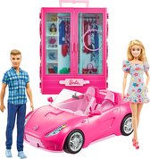 Barbie en Ken - Inclusief auto en kledingkast
