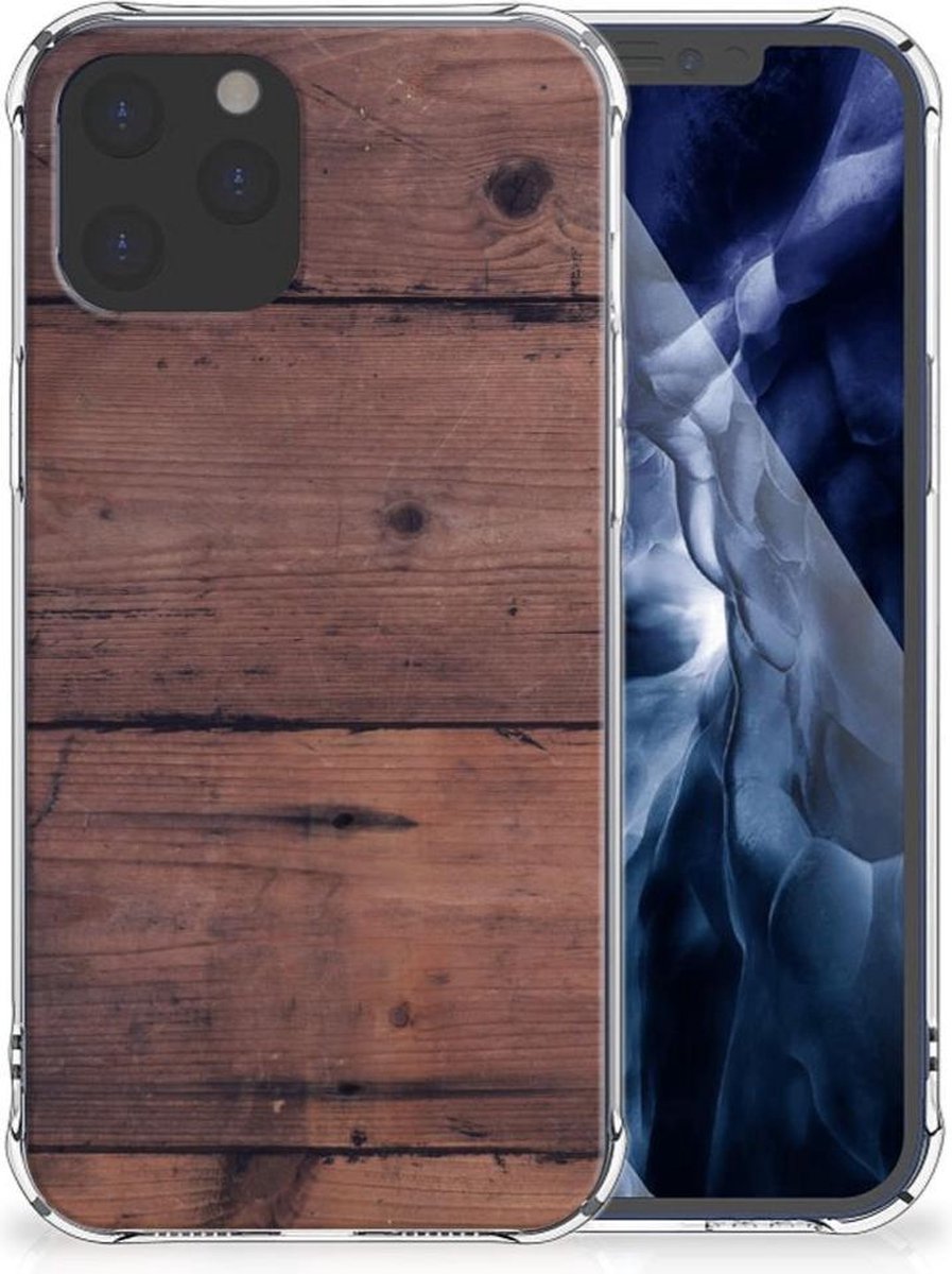 iPhone 12 Pro Max Stevig Telefoonhoesje Old Wood
