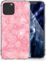 Telefoon Hoesje iPhone 12 Pro Max Case Anti-shock met transparante rand Lente Bloemen