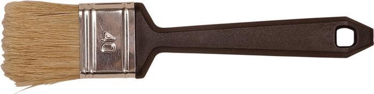 Basic platte weggooi-kwast acryl 80 mm