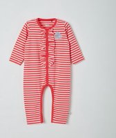 Woody romper meisjes - roze gestreept - octopus - 211-3-RGZ-Z/944 - maat 56