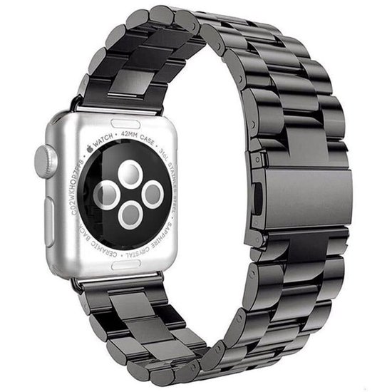 Bracelet Apple Watch Link Snazzy 44/42 mm Noir | bol.com