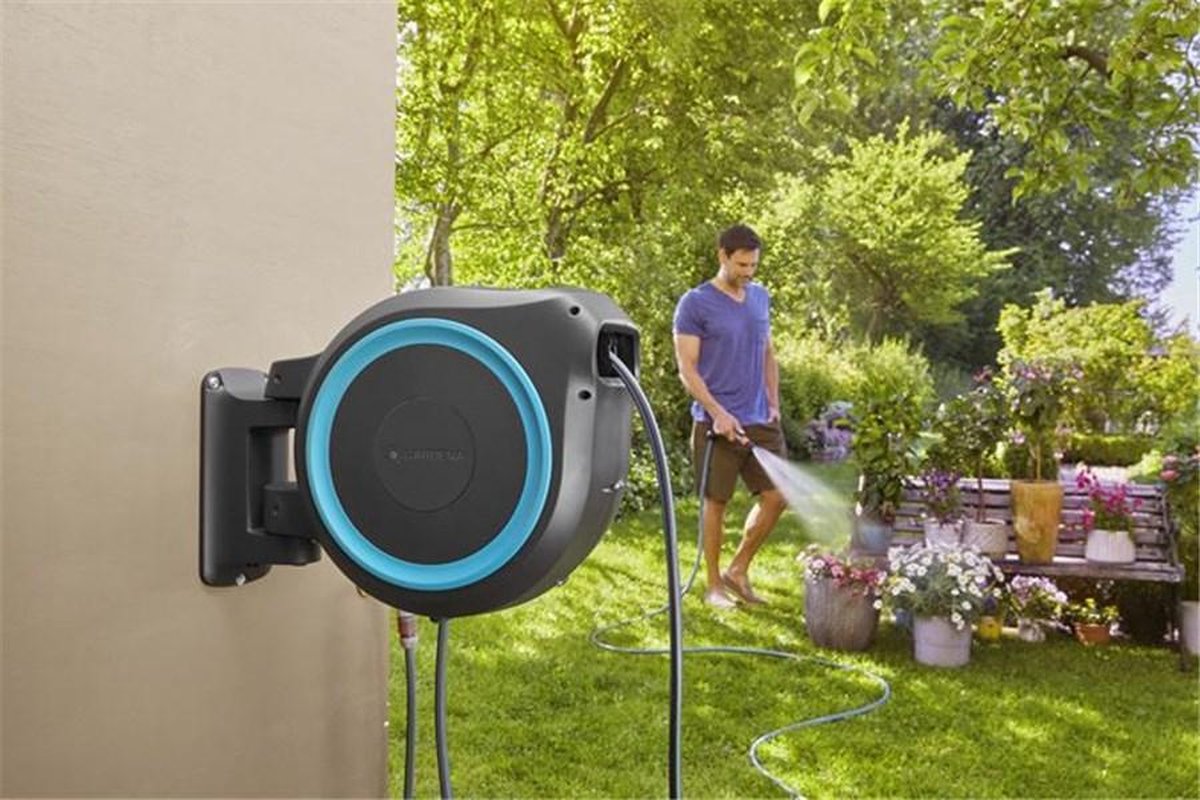 GARDENA RollUp M/L Slanghouder - Wandslangenbox - 25 meter - Ø 13 mm – foto 6