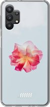 6F hoesje - geschikt voor Samsung Galaxy A32 5G -  Transparant TPU Case - Rouge Floweret #ffffff