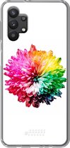 6F hoesje - geschikt voor Samsung Galaxy A32 5G -  Transparant TPU Case - Rainbow Pompon #ffffff