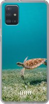 6F hoesje - geschikt voor Samsung Galaxy A52 - Transparant TPU Case - Turtle #ffffff