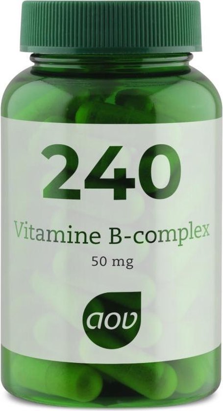 AOV 240 B complex (50 mg) - 60 vegacaps - Vitaminen - Voedingssupplementen | bol.com