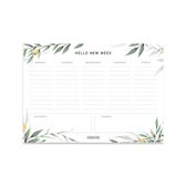 Fabrikten Weekplanner - Compact - Botanisch Goud - Engels - A5