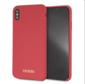 GUESS - Silicone Case for Apple iPhone Xs Max - Rood (Max Variant) 6.5"