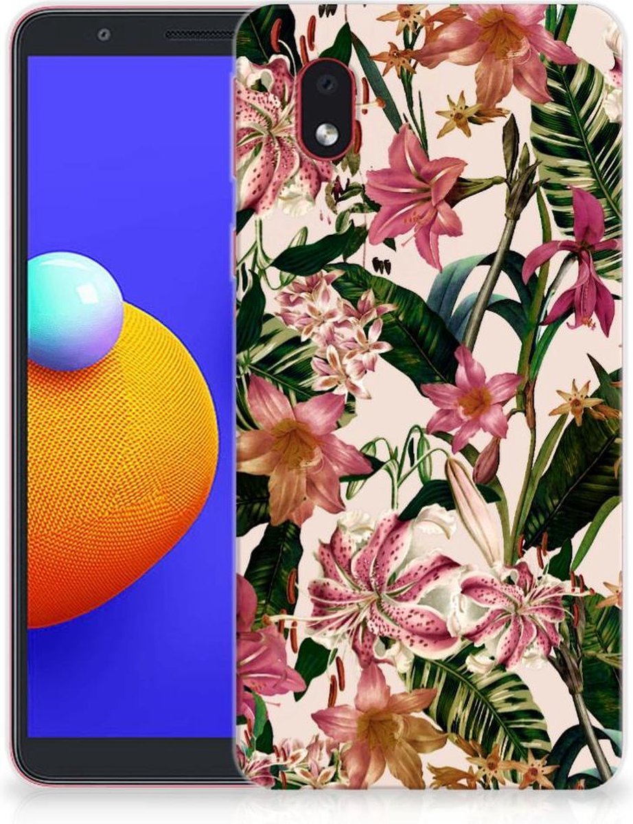 Samsung Galaxy A01 Core TPU Case Flowers