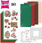 Nr. 41 Sparkles Set Christmas Balls Christmas Pets by Amy Design